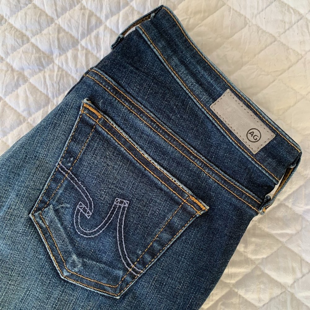 Dark-Wash Adriano Goldschmied Jeans ("The Legging Ankle")